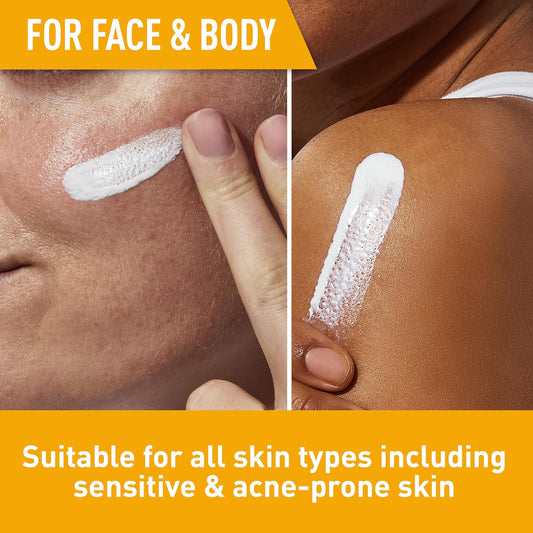 CeraVe Hydrating Sheer Sunscreen with SPF 30 for Face and Body, Mineral & Chemical Sunscreen for Men & Women with Zinc Oxide, Hyaluronic Acid and Ceramides, Paraben-Free + Fragrance-Free, 5 Ounces