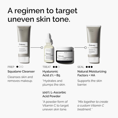The Ordinary 100% L-Ascorbic Acid Powder, Vitamin C Treatment for Anti-Aging, 0.7 Ounce