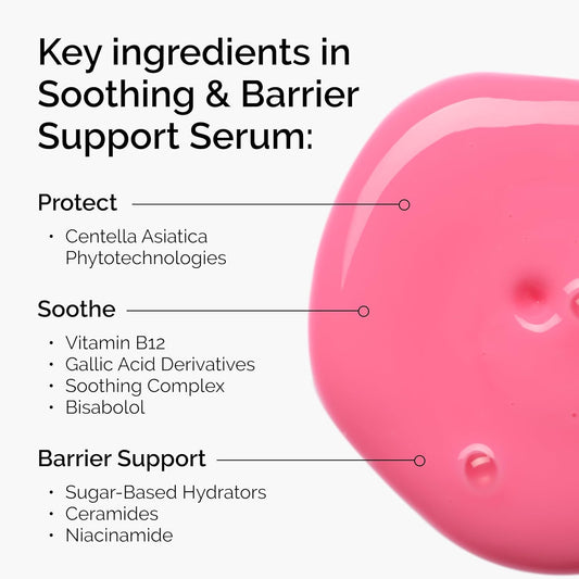 The Ordinary Soothing & Barrier Support Serum, Redness-Reducing & Hydrating Solution for Skin Barrier Recovery