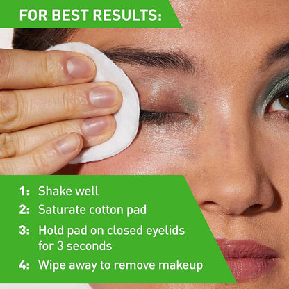 CeraVe Eye Makeup Remover with Hyaluronic Acid and Ceramides, Waterproof, Non-Comedogenic, Fragrance Free, Non-Greasy & Ophthalmologist Tested, 4 Ounces