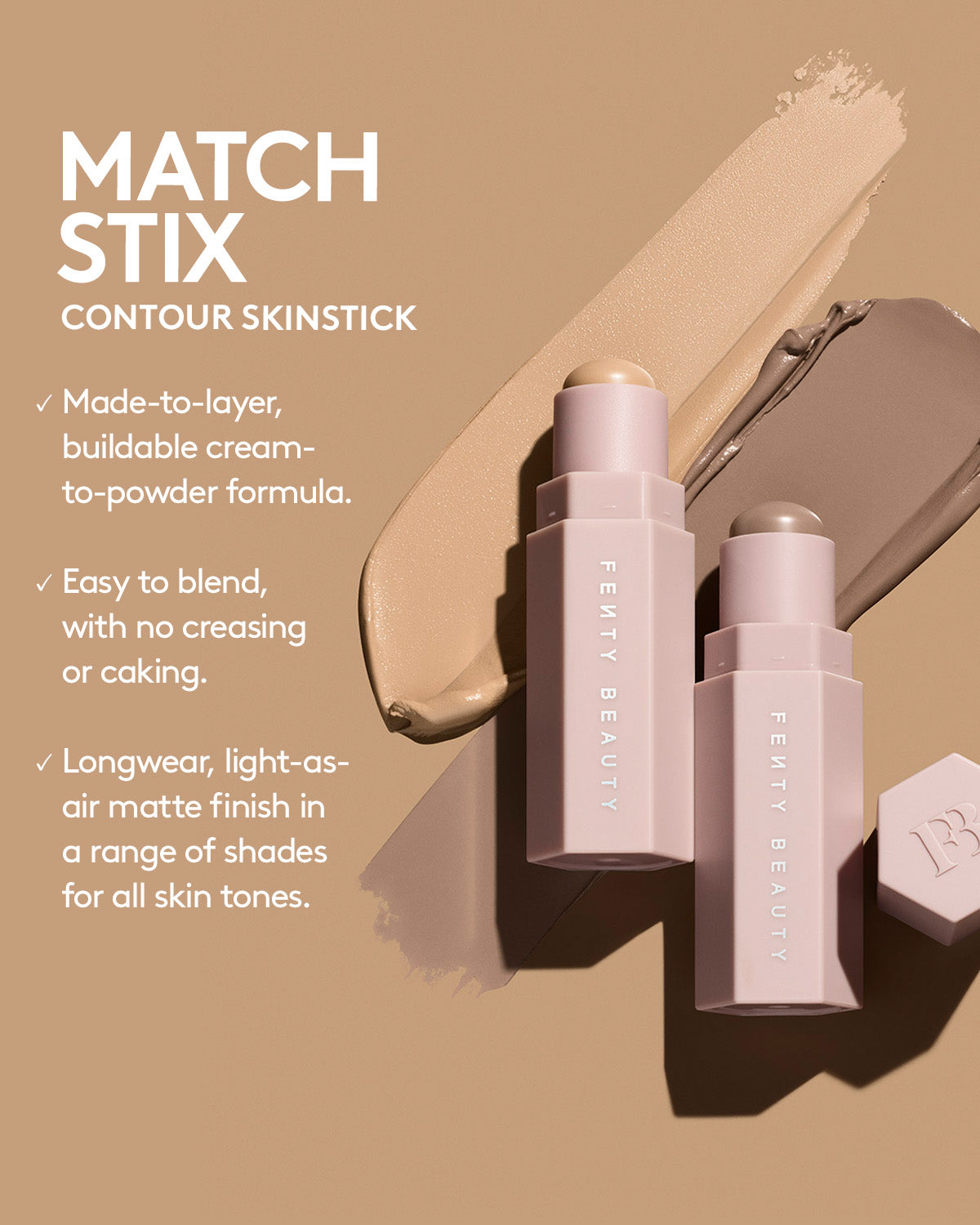Mini Match Stix Duo Contour + Highlighter Set  — Medium Deep