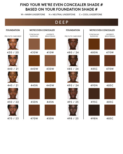 We're Even Hydrating Longwear Concealer — 445N