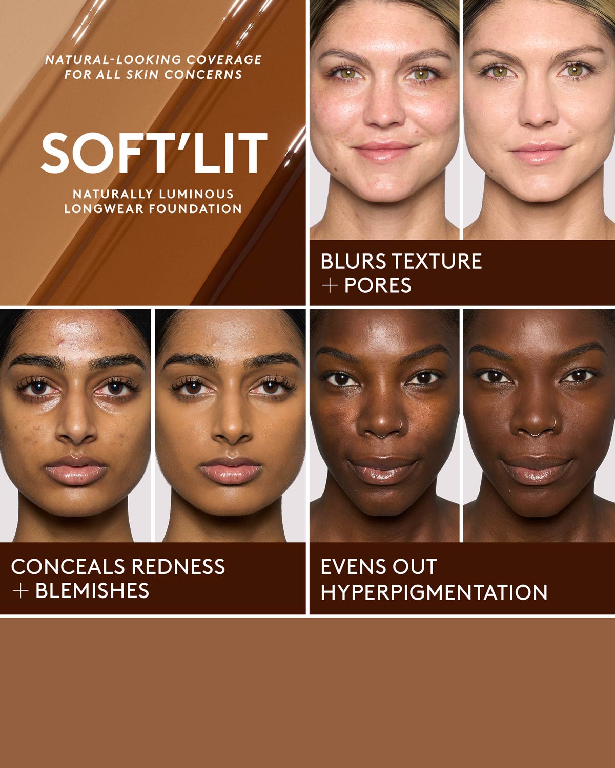 Soft'lit Naturally Luminous Longwear Foundation — 265