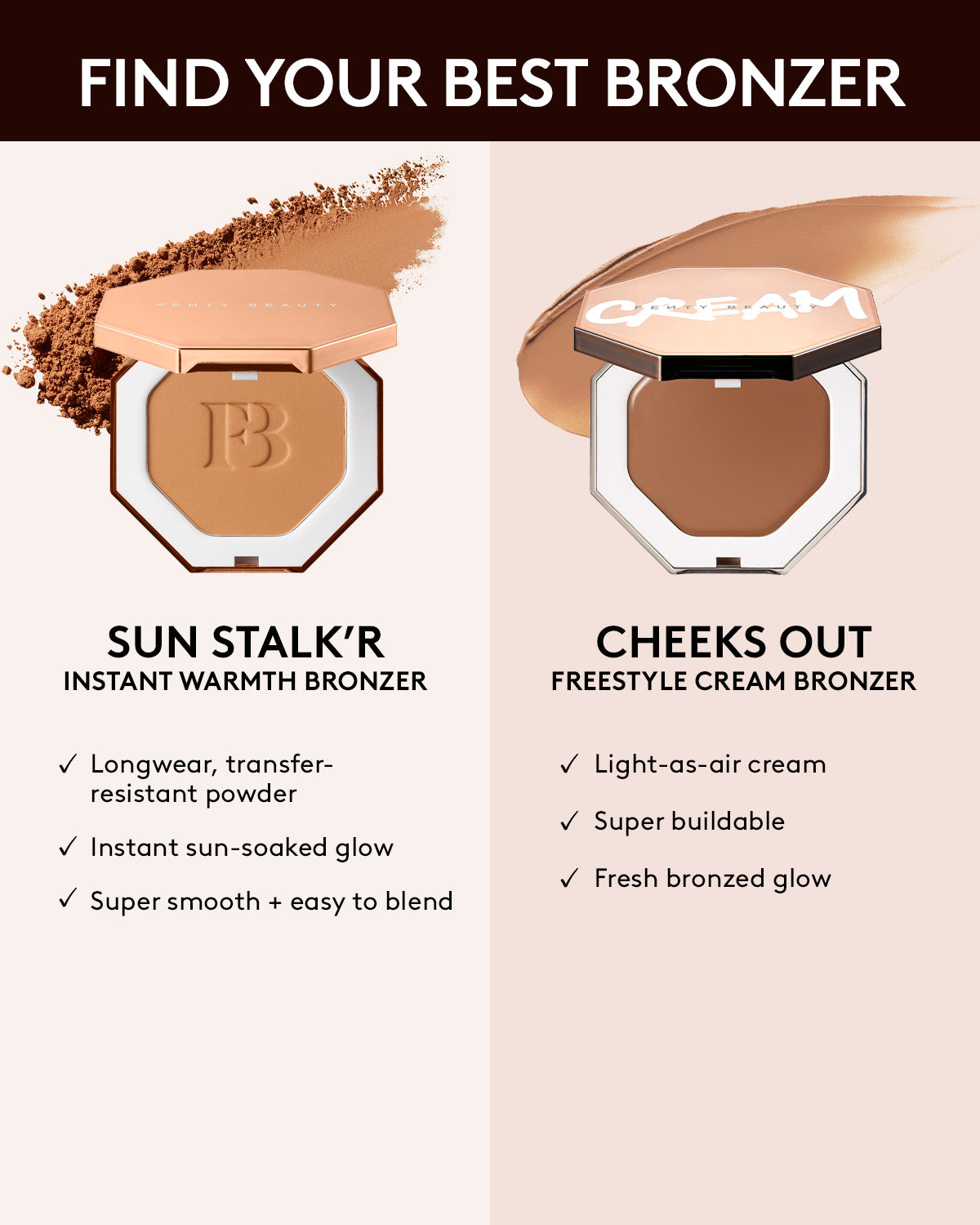 Cheeks Out Freestyle Cream Bronzer — Chocolate