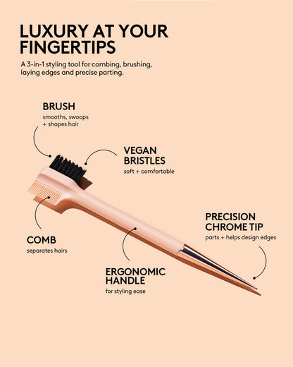 The Controlling Type Hair-Thickening Edge Control Gel + Styling Tool