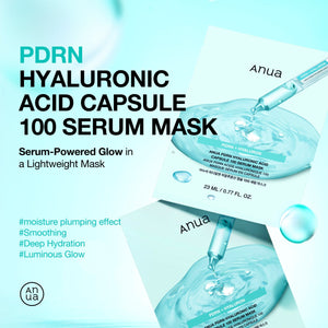 [1+1] PDRN Hyaluronic Acid Capsule 100 Serum Mask (10ea x 2)