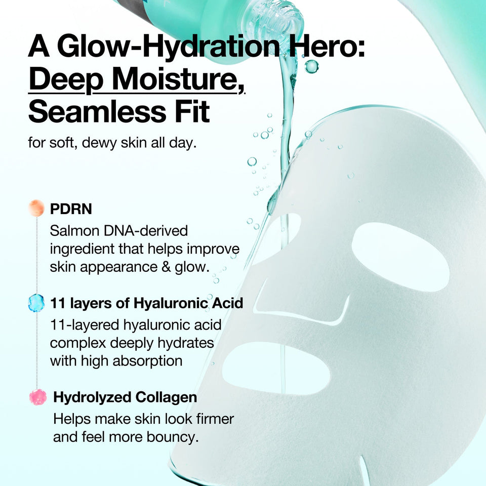 [1+1] PDRN Hyaluronic Acid Capsule 100 Serum Mask (10ea x 2)